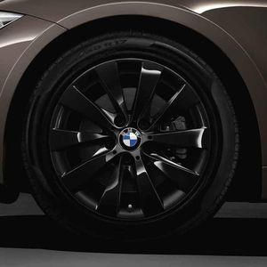 BMW 36112448006 17 inch Style 413 Black Cold Weather Wheel & Tire Set