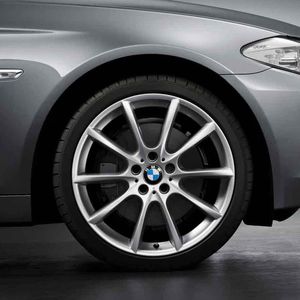 BMW 18 inch Style 281 Cold Weather Wheel & Tire Set 36112208370