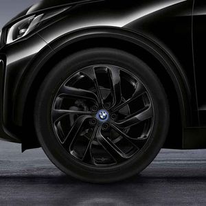 BMW Complete Wheel & Tire Set, Style 428 Black 36112455050
