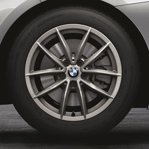 BMW Winter Complete Wheel and Tire Set, Style 768, Ferric Grey - Rear 36112462580