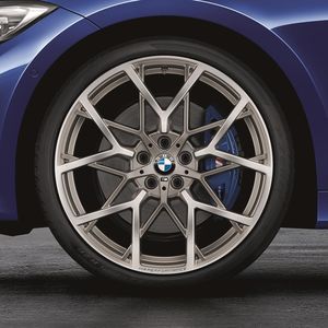 BMW 36112459546 20 Inch Style 795M Ferric Grey M Performance Complete Wheel Set