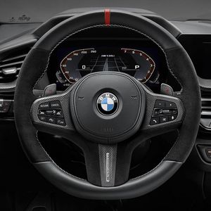 BMW M Performance Steering Wheel Cover - Carbon Fiber / Leather 32302459670