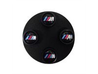 BMW 36122456427 M Logo Valve Stem Caps, Black