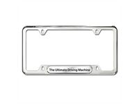 BMW 82112210416 "The Ultimate Driving Machine" Plate Frame, Silver