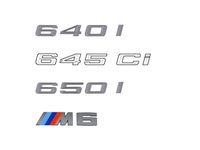 BMW M6 Lettering Badge Replacement - 51147898225