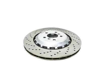 BMW 34212284103 Brake Disc, Ventilated, Perforated, Left