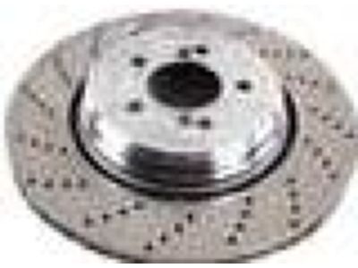 34212282807 BMW Brake Disc, Ventilated, Perforated, Left Product Photo 3 of 5