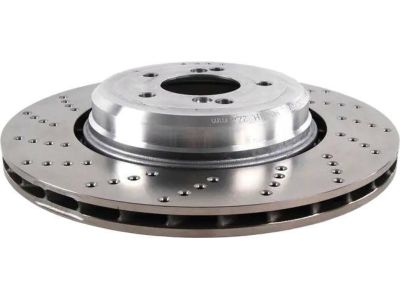 BMW 34212282807 Brake Disc, Ventilated, Perforated, Left 34212282807 BMW Brake Disc, Ventilated, Perforated, Left Product Photo 1 of 5
