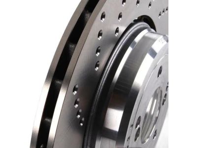 34212282807 BMW Brake Disc, Ventilated, Perforated, Left Product Photo 2 of 5