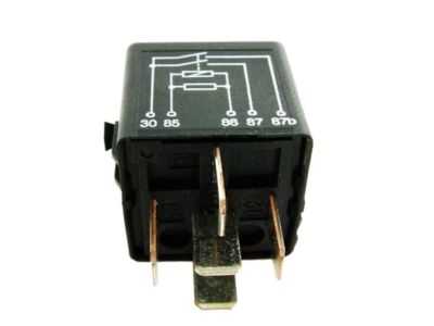 BMW 61361388364 Relay, Two-Pole Make Contact, Black