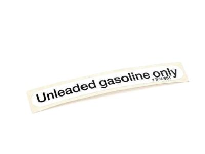 BMW 51141874981 Label "Unleaded Fuel"