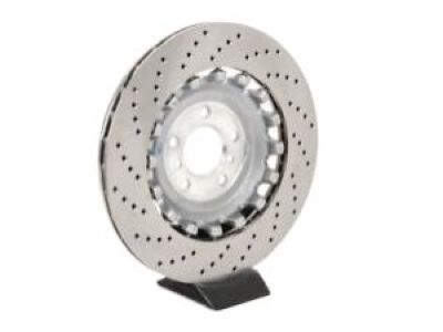 BMW 34212284104 Brake Disc Ventilated, Perforated, Right