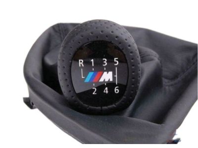 BMW 25118037304 Shift Knob, Leather, With Cover