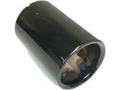 18308047194 BMW Tailpipe Trim, Black Chrome Product Photo 2 of 3