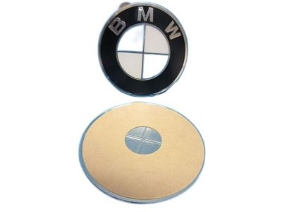 BMW 36136758569 Insignia Stamped With Adhesive Film