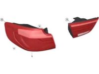 BMW 63217417475 Rear Light In Trunk Lid, Left