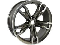 BMW 36117855087 Disc Wheel Light Alloy Titanium Matt