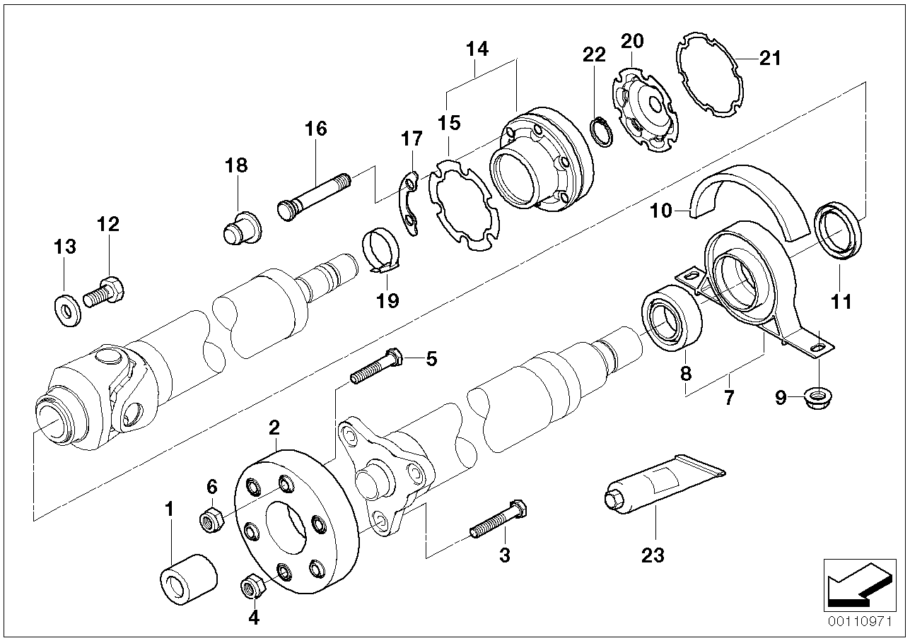 BMW 26117514120 Intermediate Ring