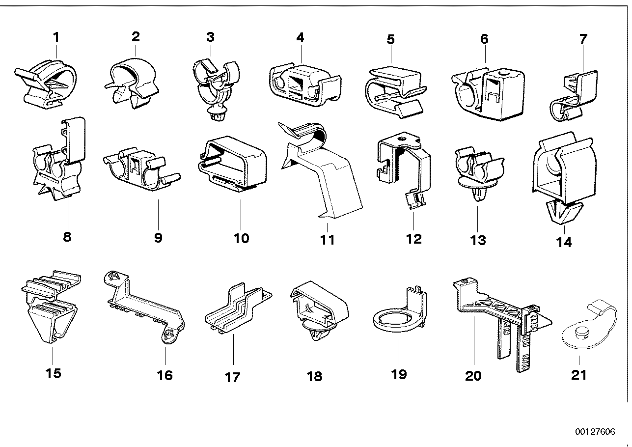 BMW 61131379359 Cable Holder