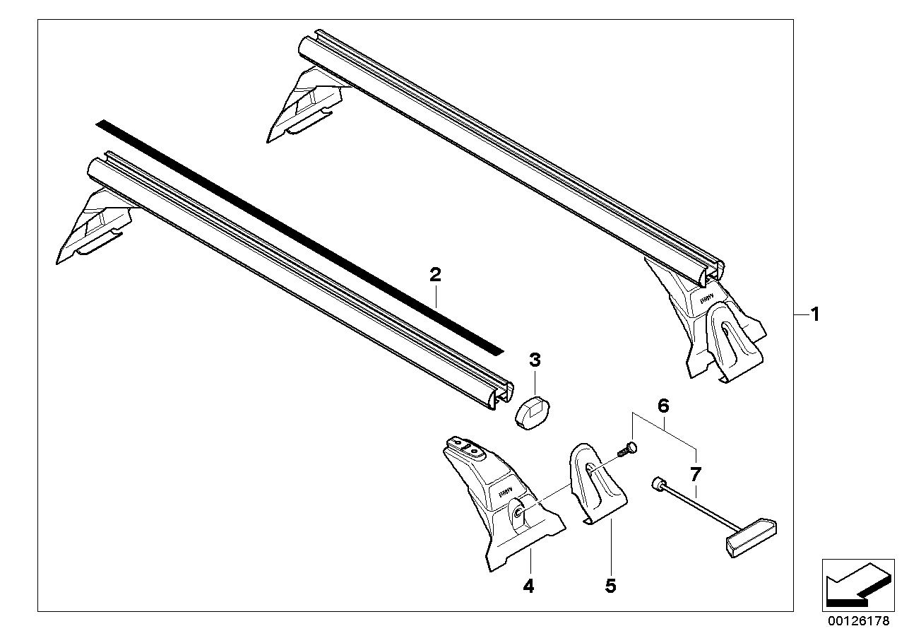 BMW 82710144382 Base Support System