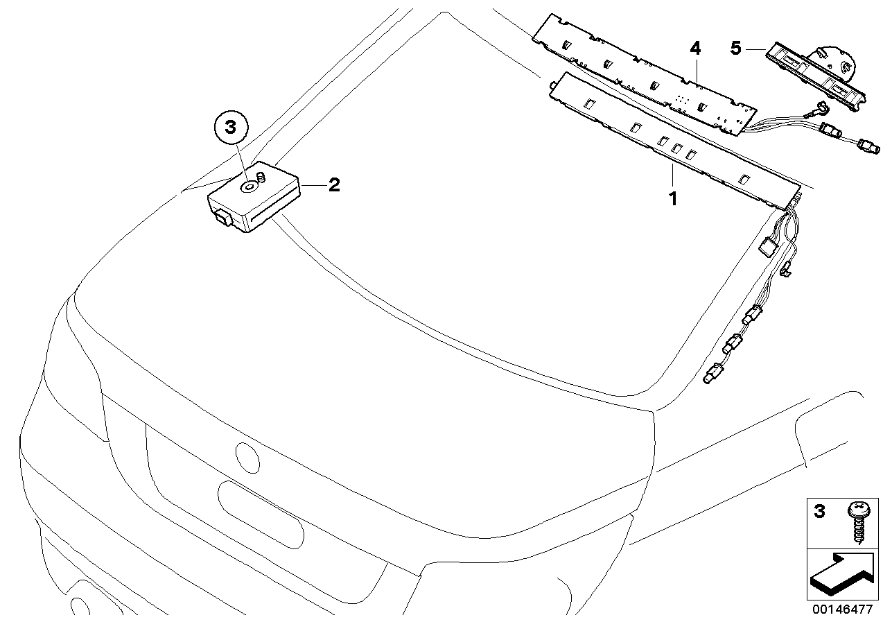 BMW 65209193832 Antenna Amplifier, Diversity