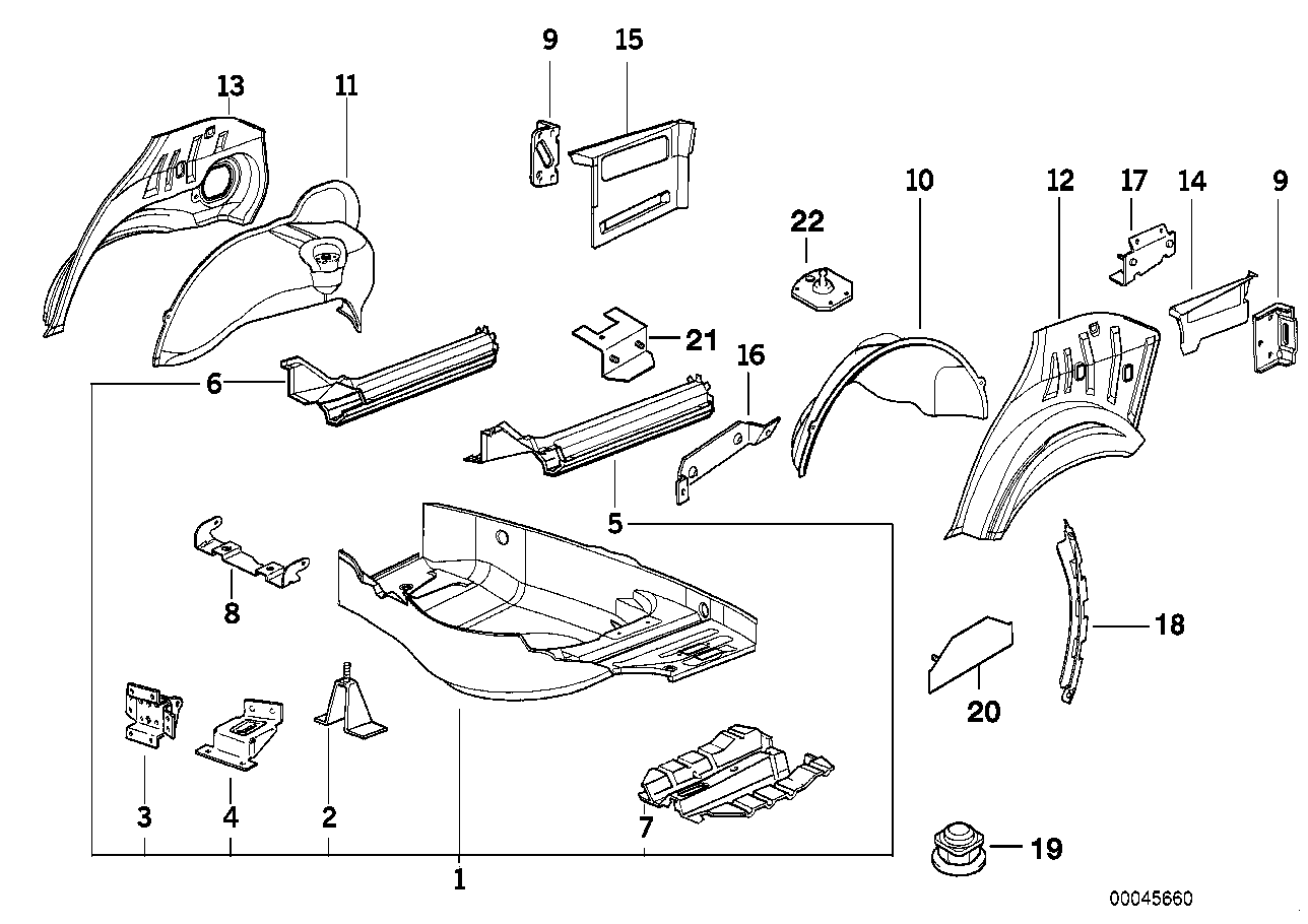 BMW 41147009914 Ball Pin