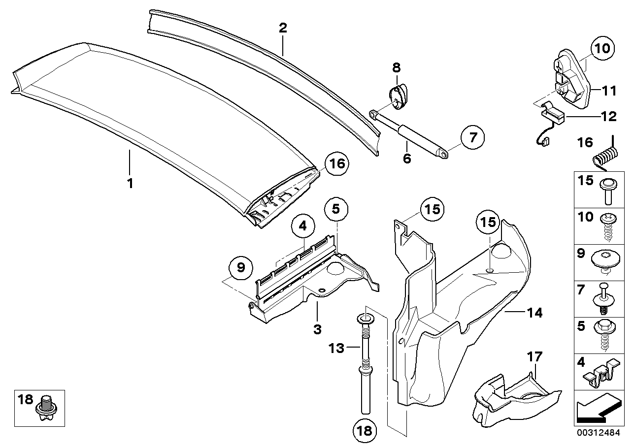 BMW 51487112667 Foam Pad, Left