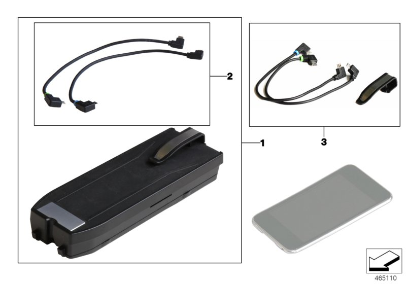 BMW 61122287221 Usb Cable