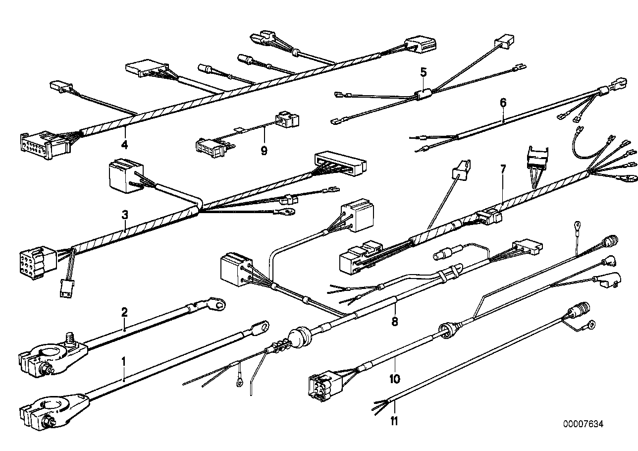 BMW 61121380221 Wiring Set Additional Fan