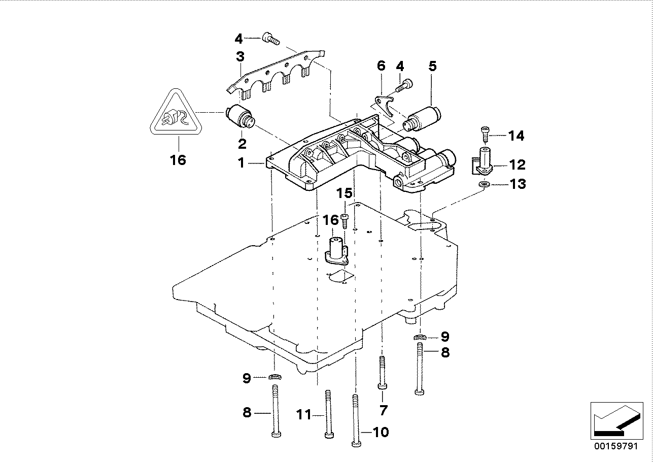 BMW 24341422711 Pressure Regulator With Housing