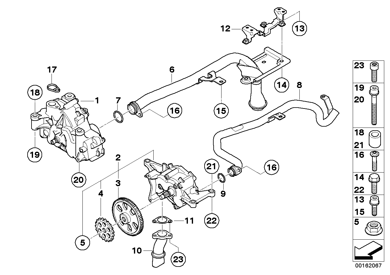 BMW 07129905602 Isa Screw With Washer