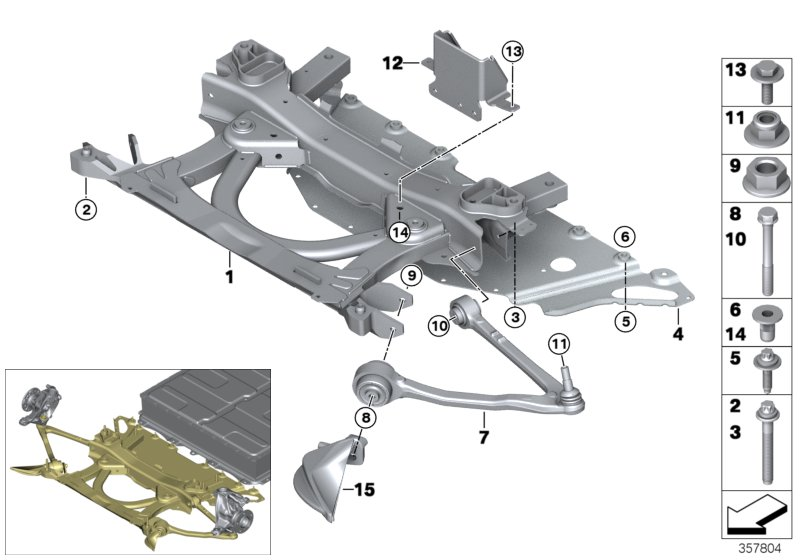 BMW 33306797639 Asa Screw, Self-Tapping