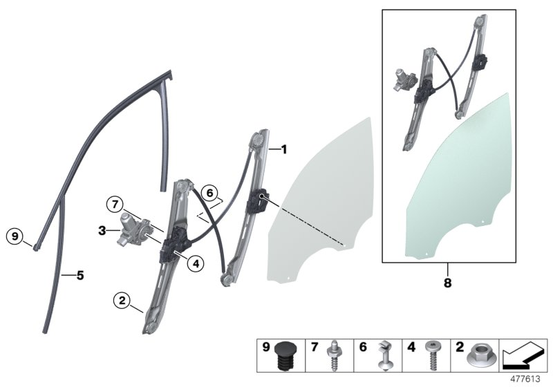 BMW 41537408277 Plug-In Retainer