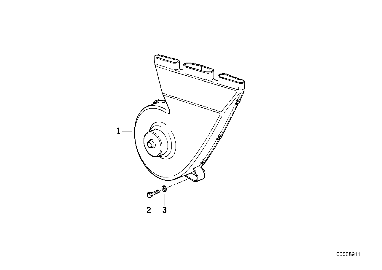 BMW 64238390857 Fan F.Rear Window