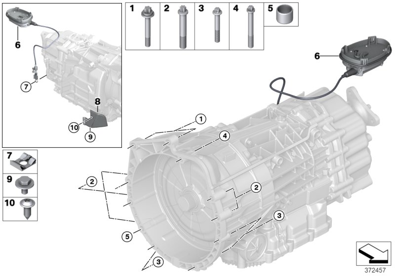 BMW 28002284704 Parking Lock Module