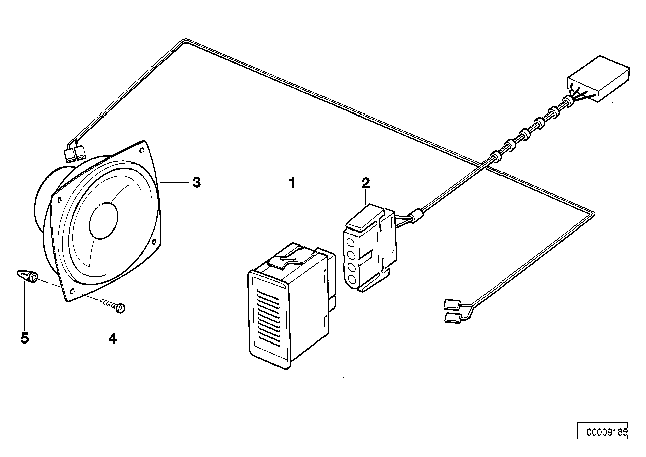 BMW 65618354421 Microphone