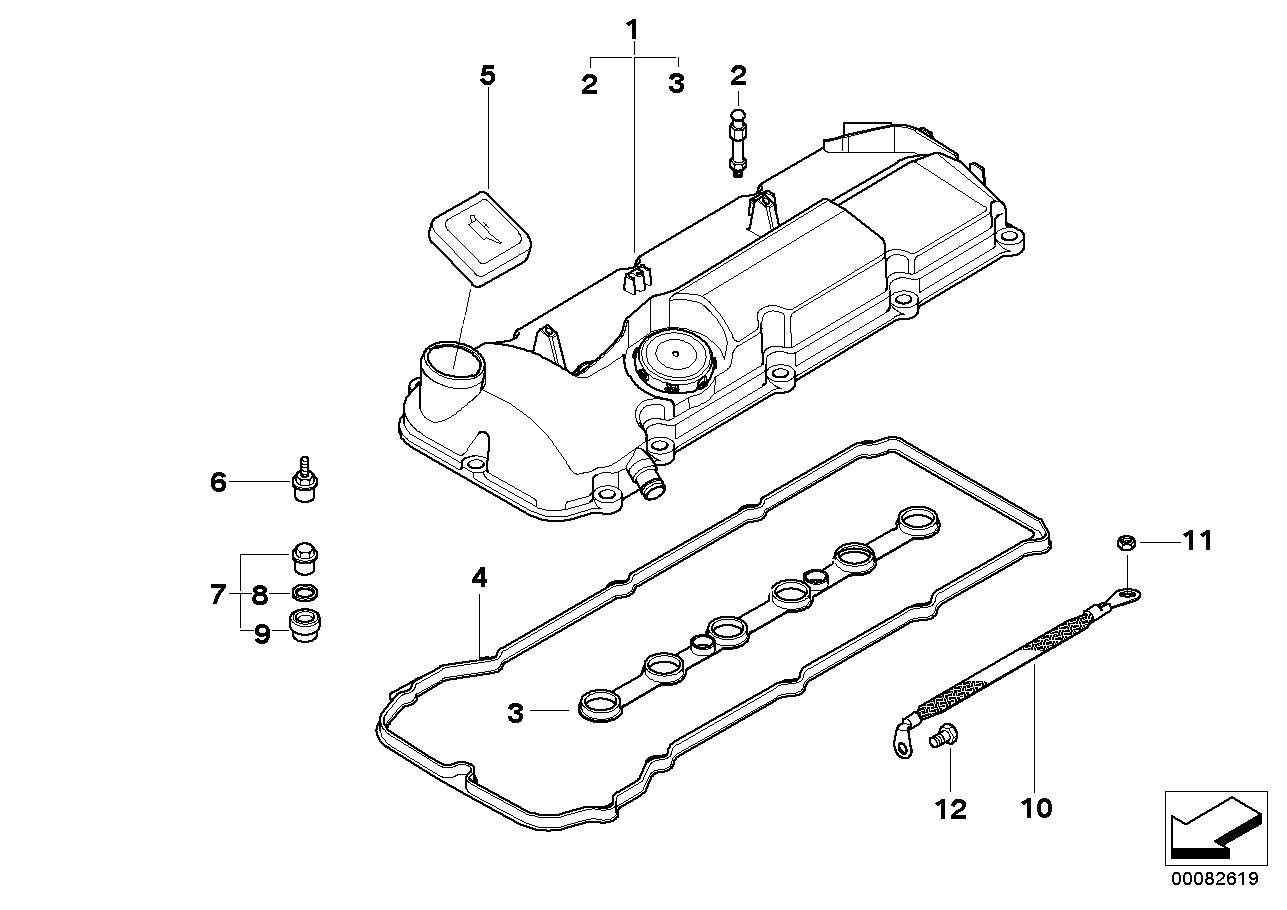 BMW 13537515327 Adapter Screw