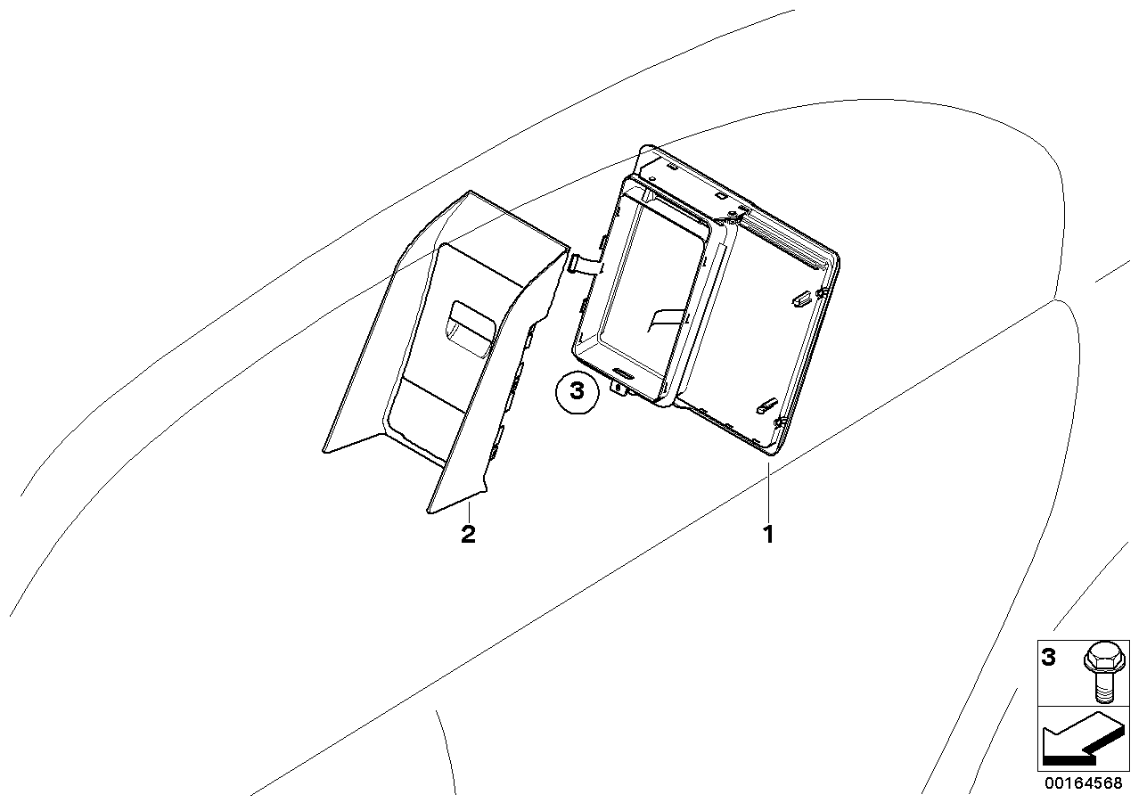 BMW 72608240773 Ski Bag Cassette