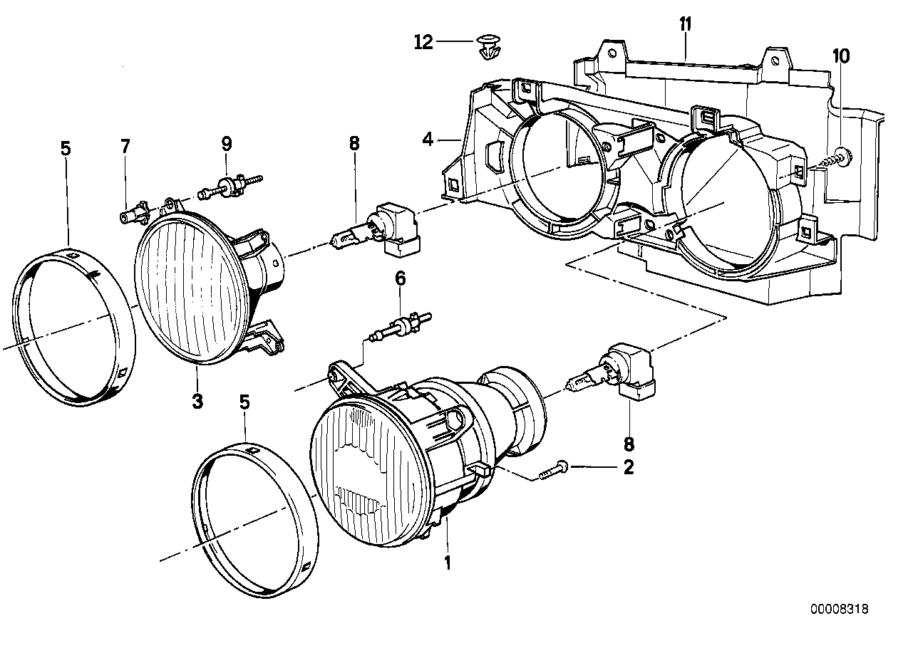 BMW 63121386366 Adjusting Screw