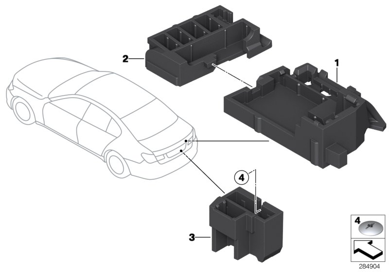 BMW 61359270699 Equipment Insert