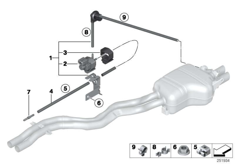 BMW 18307613666 Electric Changeover Valve With Bracket