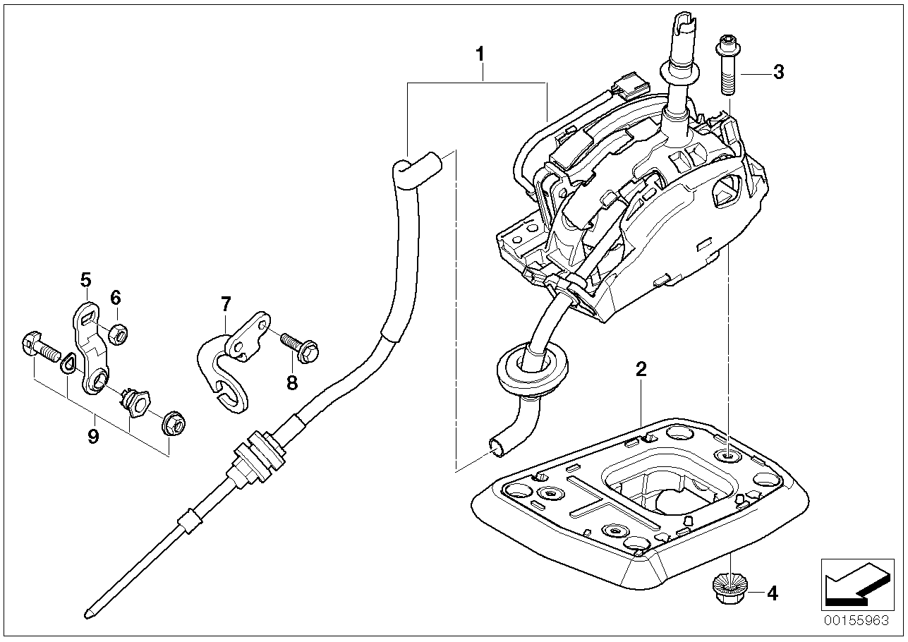 BMW 25163404178 Adapter Plate