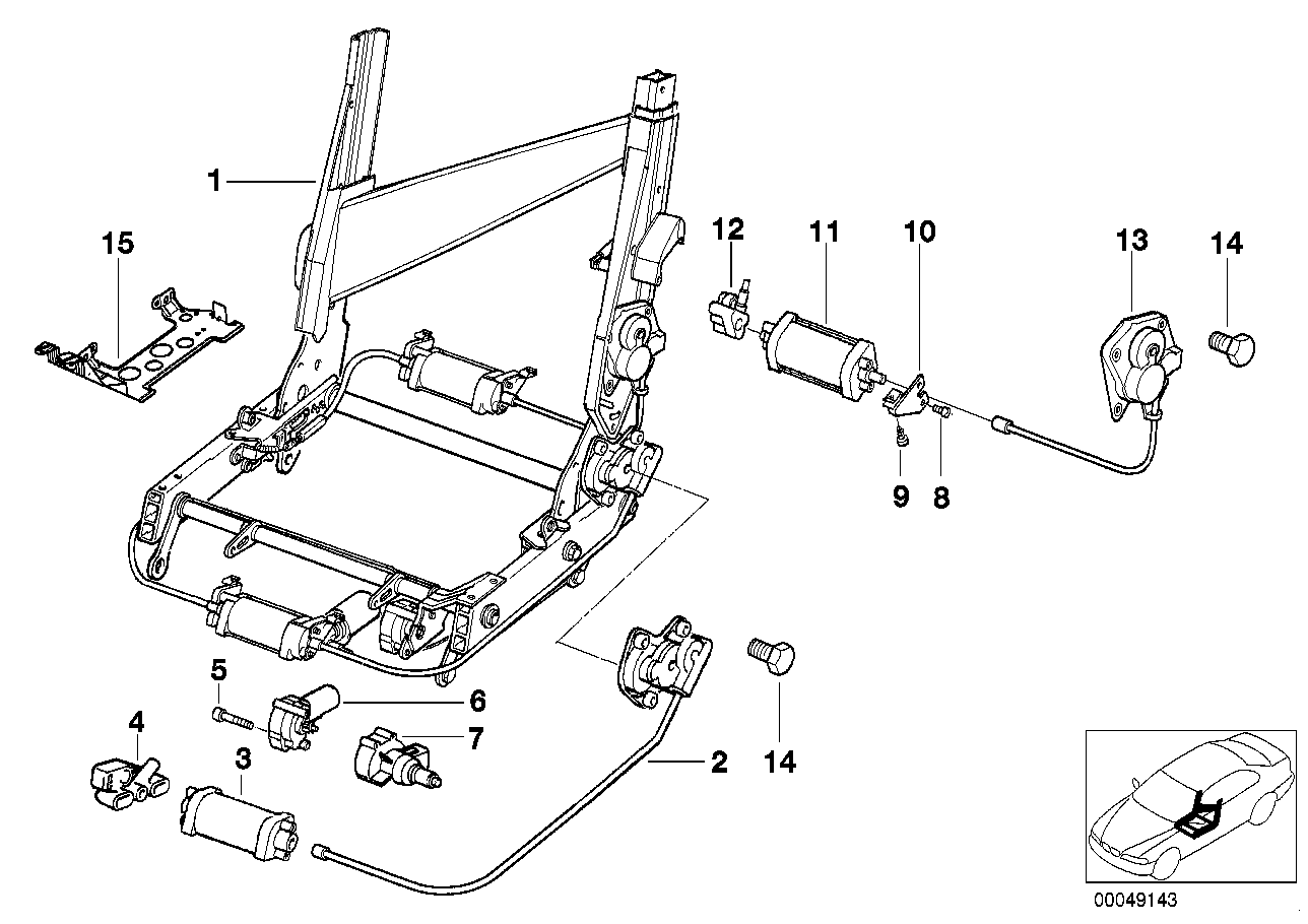 BMW 52108128390 Holder