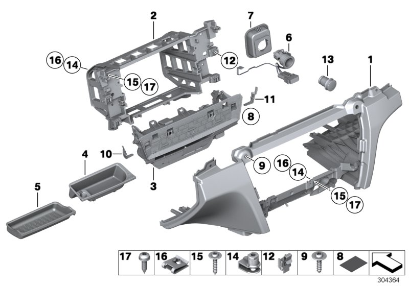 BMW 51457057952 Fillister Head Self-Tapping Screw