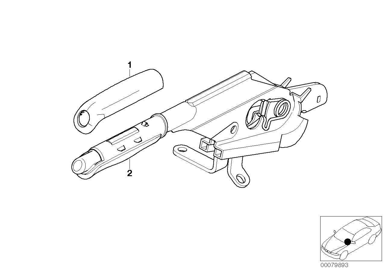 34418014361 BMW Ring For Handbrake Lever