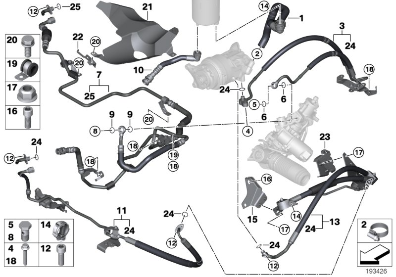 BMW 32416782830 Holder, Heat Protection Sheet