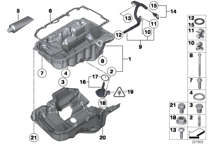 BMW 13538517659 CABLE CLIP