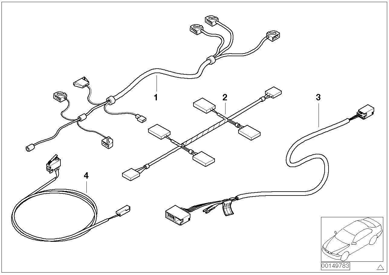 BMW 61128385870 Cable Set, Glove Compartment