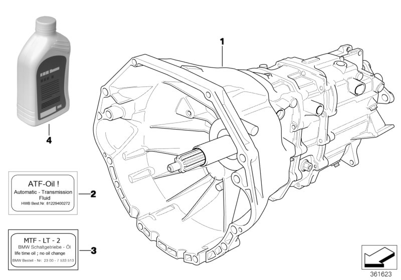 BMW 23111224925 Gasket Set