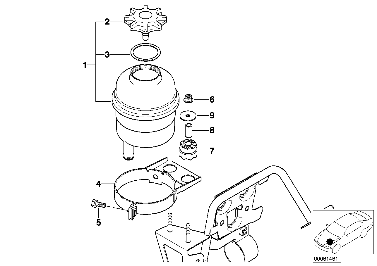 BMW 46631451276 Washer